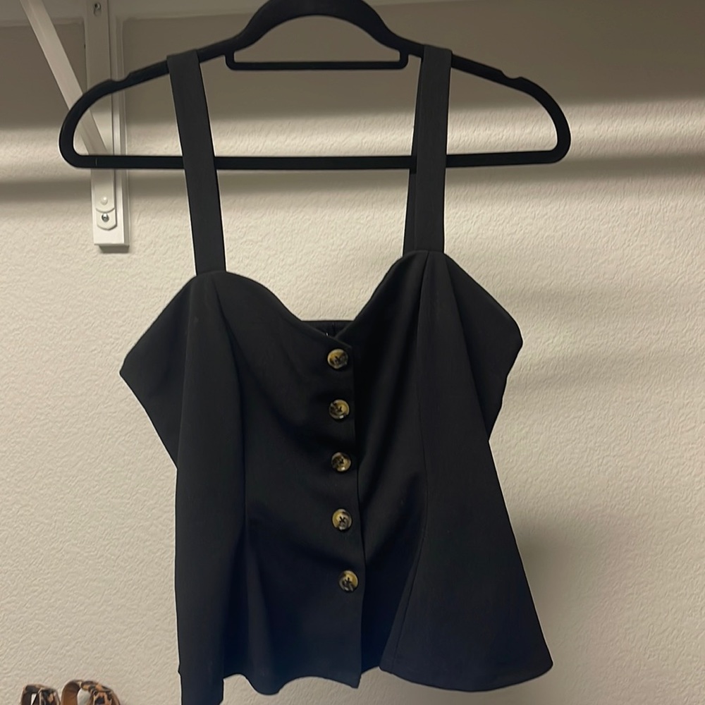 Black dressy tank top